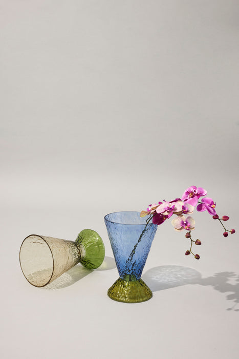 Abyss Vase Lyseblå/Olive